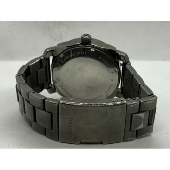 Fossil FS4774 Men's Watch Ion Plated Stainless Steel Black 42mm Case Analog D829 - Picture 9 of 9